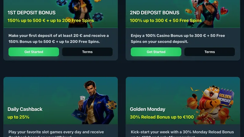 Reload Bonus at Betportal Casino