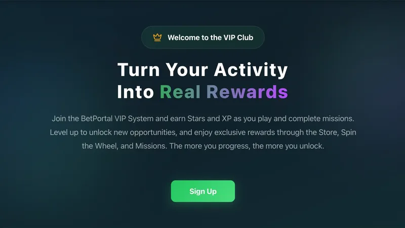 VIP Rewards at Betportal Casino